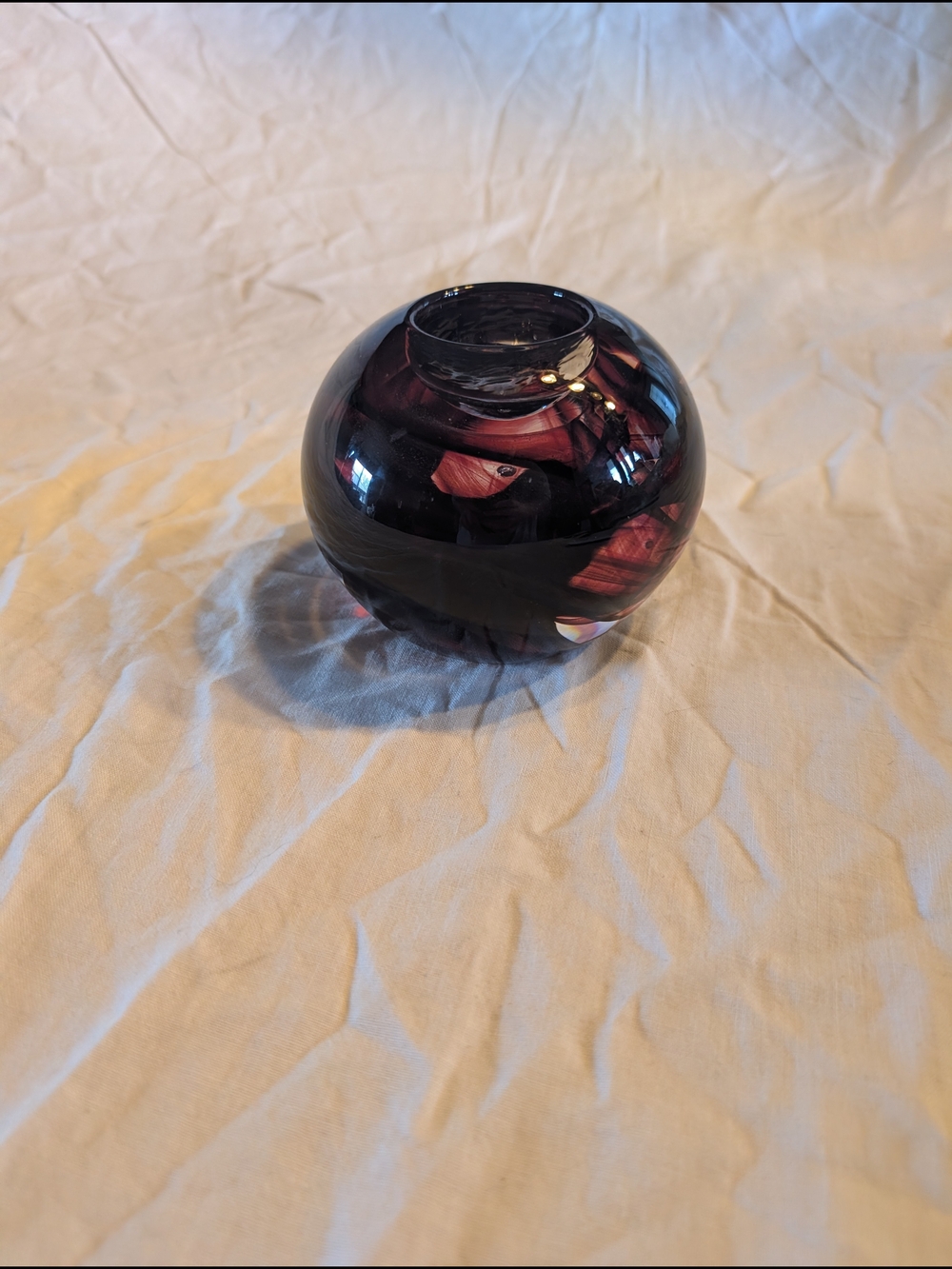 2/50$ Vintage Purple Glass Candle Holder